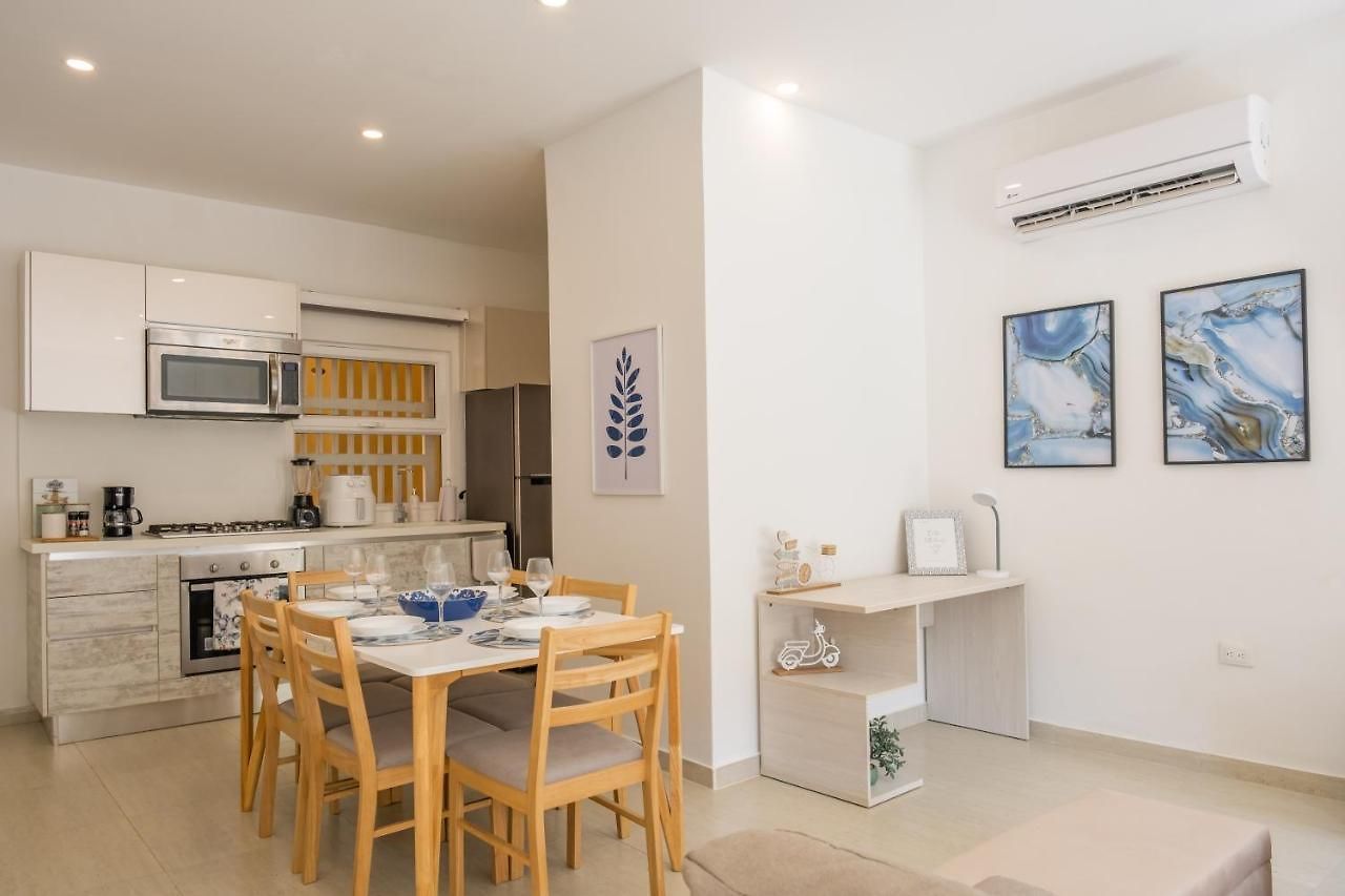 Apartamento C1-12 - Acogedor Dentro De Murallas De Con Aire Acondicionado Y Agua Caliente Cartagena